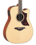 Yamaha A3M Dreadnought Cutaway - Natural Acoustic-Electric Guitar, Sitka Spruce Top, Solid Mahogany Back And Sides Image 2