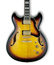 Ibanez AS153AYS Artstar Antique Yellow Sunburst Semi-Hollowbody Electric Guitar With Super 58 Pickups Image 2