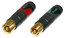 Neutrik NF2C-B/2 Pair Of RCA Plugs For Large Diameter Cable Image 1
