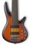 Ibanez SRF706BBF SR Bass Workshop 6 String Fretless Electric Bass - Brown Burst Flat Image 2