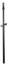 K&M 21368 Distance Rod With Ring Lock, Black Image 1