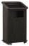 Soundcraft Systems CFLO CFL Floor Lectern Convention Series Lectern With Black Carpet And Natural Wood Trim Image 1