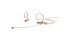 DPA 4166-OC-F-F00-MH Omnidirectional Headset Microphone With MicroDot Connector, Beige Image 1