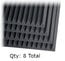 Auralex 3SF24CHA 3" X 2' X 4' Studiofoam Sound Absorption Wedges Image 1