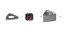 Rycote 107301 Square Black Mic Flag For 19mm To 38mm Diameter Mics Image 2