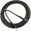 Rapco HOG-10B 10' 1/4" TS-M To 1/4" TS-M Instrument Cable, Black Image 1