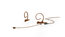 DPA 4288-DC-F-C00-MH 4288 Cardioid Flex Headset Mic With 100mm Boom And MicroDot Connector, Brown Image 1