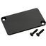 Switchcraft ECP2PKG EH Series 2 Space Mounting Hole Cover With Screws, Black Image 1