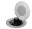 Quam C10X/BU/WS 8" Ceiling Speaker, 25V/70.7V With Stud-Mount Round Baffle Image 1