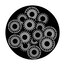 Apollo Design Technology ME-4228 Pretty Pinwheels Steel Gobo Image 1