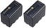 Sony 2NPF970/B Lithium-Ion Battery, 12 Hour, 2 Pack Image 1