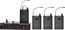 Galaxy Audio AS-950-4 Wireless In-Ear Monitor Band Pack, With EB4 Image 1