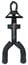 Gator GFW-MICUKE-HNGR Ukulele / Mandolin Hanger Attachment For Microphone Stands Image 2