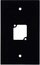 Ace Backstage WP-101 Aluminum Wall Panel With 1 Connectrix Mount, 1 Gang, Black Image 1