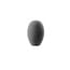 Audio-Technica AT8117 Large Foam Egg-Shaped Windscreen, Black Image 1