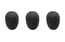 Audio-Technica AT8171 Windscreens For BP892x, BP893x And BP894x, 3 Pack, Black  Image 1