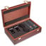 Neumann WOOD BOX SKM 180 SERIES Wood Case For Two KM 180 Or KM 80 With Clips And Windscreens Image 1