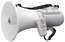TOA ER-2215W 15W Shoulder Megaphone With Whistle, White Or Gray Image 1