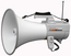 TOA ER-2930W 45W Shoulder Megaphone With Whistle And Wireless Microphone Option, White Or Gray Image 1