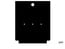 Mystery Electronics DPF Blank DuoLine Insert Panel With 3 Pilot Holes Image 1