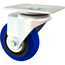 Grundorf 37-030 4" Large Swivel Caster, Blue Image 1