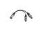 Bescor XLR-YF 4-Pin XLR-M To 2x 4-Pin XLR-F Y Cable Image 1