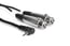 Hosa CYX-402F 2' Dual XLRF To Right-Angle 3.5mm TRS Y-Cable Image 1