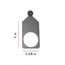Rosco Glass Gobo Holder Gobo Holder, Glass, BG Size (79mm) Image 1