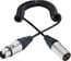 Sescom CC201 15" Coiled XLR Microphone Cable, Extends To 6 Ft. Image 1