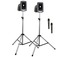 Anchor MegaVox 2 Deluxe Package 2 AIR MEGA2-XU2 And MEGA-AIR Speakers, SC-50 Cable, 2x SS-550 Stands And 2x Wireless Mic Image 1