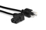 Hosa PWC-141.5R 1.5' Right-Angle IEC C13 To NEMA 5-15P Power Cord, 18 AWG Image 1