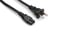 Hosa PWP-426 8' IEC C7 To NEMA 5-15P Power Cord, 18 AWG Image 1