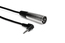 Hosa XVM-110M 10' 3.5mm Right-Angle TRS To XLRM Cable Image 1