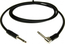Pro Co LPPL-10 10' Lifelines 1/4" TS-Right Angle 1/4" TS Instrument Cable Image 1
