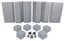 Primacoustic LONDON-16 Broadway Acoustical Panels Room Kit With 6 Broadway Panels, 12 Control Columns, 24 Scatter Blocks Image 3