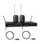 Shure SLXD14D/DL4-G58 Dual-Channel Wireless System With Two Bodypacks And Lavalier Mics, G58 Band Image 1