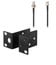 Audix RMT42KIT 1RU Mount, BNC Cable For R42, R62 Mic Receiver Image 1