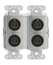 RDL DDS-RN40 Wall-Mounted Dante Interface, 4 XLR In, 2 Terminal Block Out, Stainless Steel Image 3