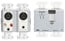 RDL DD-RN31 Wall-Mounted Dante Interface, 2 XLR In, 2 RCA In, 1/8 In,1/8 Out, 2 Out Image 1