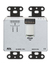 RDL DDB-RN31 Wall-Mounted Dante Interface, 2 XLR In, 2 RCA In,1/8 In, 1/8 Out, 2 Out Image 2