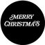 Rosco 77939 Steel Gobo, Merry Christmas Image 1