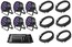 Blizzard LB PAR HEX Package LB PAR HEX Fixtures With Controller And DMX Cables, 6 Pack Image 1