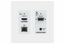 Crestron HD-TX-201-C-2G-E-W-T HDMI Over CATx Transmitter & 2x1 Auto-Switcher Wall Plate, W Image 1