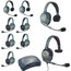 Eartec Co HUB935MXS Eartec UltraLITE/HUB Full Duplex Wireless Intercom System W/ 9 Headsets Image 1
