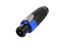 Neutrik NLT4FXX-BAG Cable End SpeakON STX - 4 Pole Female - V-0 Insert - Black Image 1