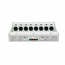 Audio Press Box APB-P008-OW-EX Passive On-wall AudioPressBox, 1 Line In, 8 MIC Out Image 2