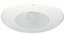 Quam BR8WS 8" Round Stud-Mount Ceiling Speaker Baffle, White Powder Finish Image 1