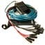 Whirlwind MS-8-4-XL-SPEC-85 85' 8x4 Medusa Snake With XLR Returns, Black Cable Image 1