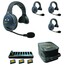 Eartec Co EVX4S Full Duplex Wireless Intercom System W/ 4 Headsets Image 1