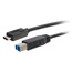 Cables To Go 28865 3' (0.9m) USB 3.0 USB 3.1 Gen 1 USB-C To USB-B Cable M/M, Black Image 4